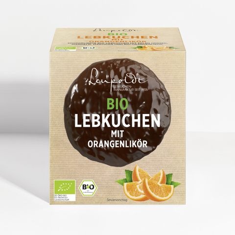 LEUPOLDT Bio Lebkuchen Orangenlikör 175g