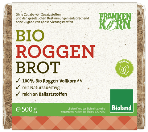 FRANKENKORN Bioland Vollkornbrot 500g